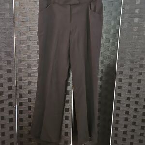 Essentials by A.B.S. Black Career Trousers Size 16/18W 32" Inseam